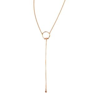 BRAND NEW luv aj rose gold necklace